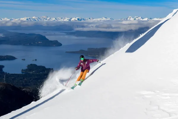 neuquen. ski en cerro bayo